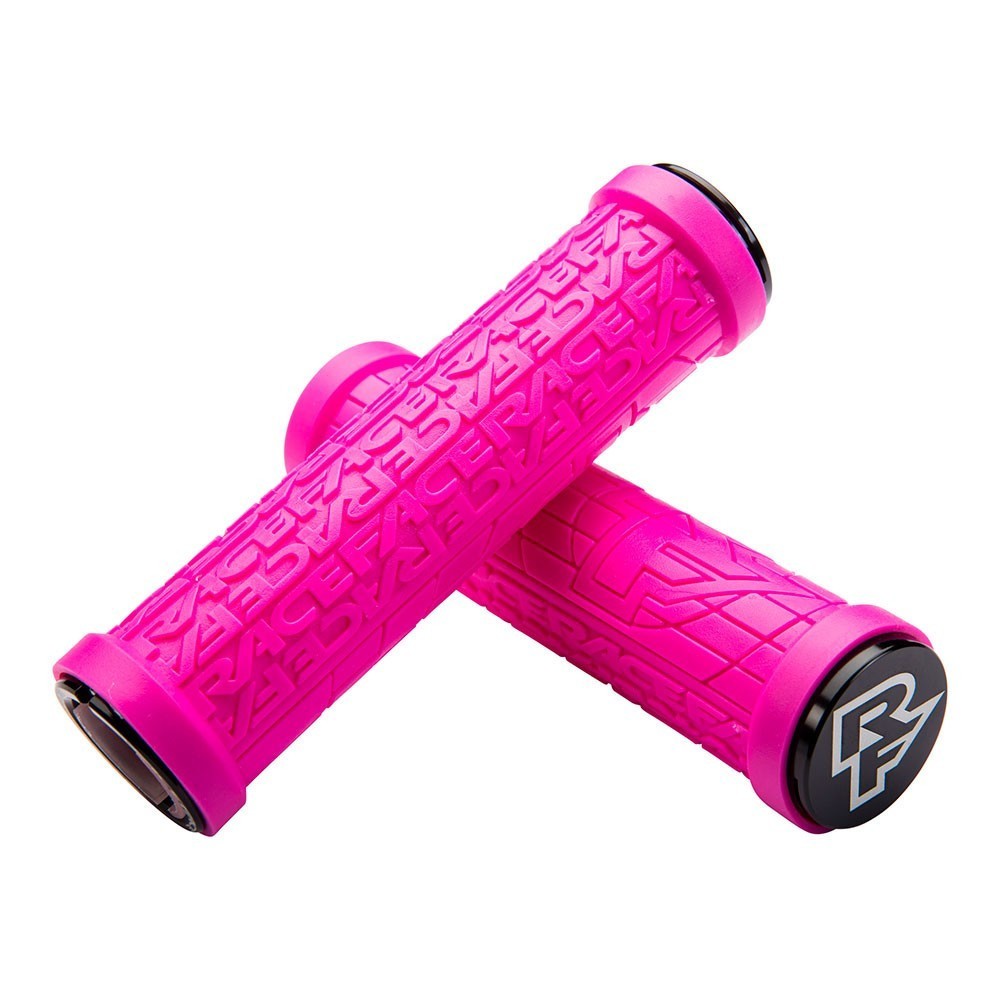 Grips Race Face Grippler 30mm rose lock on poignées VTT enduro et descente