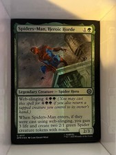 Spiders-Man, Heroic Horde 117 Marvel's Spider-Man Magic: The Gathering Foil NM