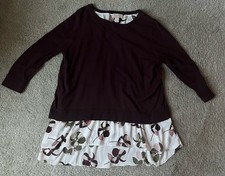 Loft Women Size M Sweater 3/4 Sleeve Top Blouse