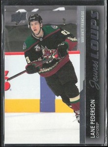 2021-22 UD Series 1 Lane Pederson 234 Young Guns Jeunes Loups RC