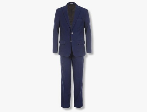 Calvin Klein Boys' 2-Piece Infinity Blue Formal Suit Set Size 18 - Picture 1 of 2