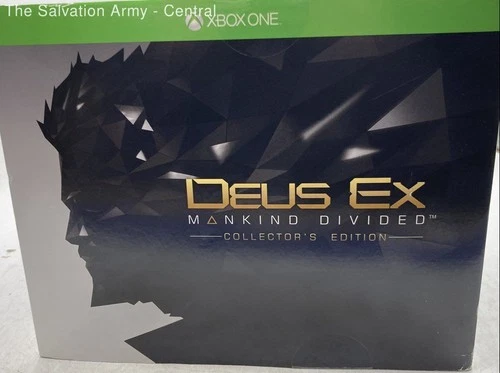 Microsoft Xbox One Deus Ex Mankind Divided Collector's Edition Video Game In Box