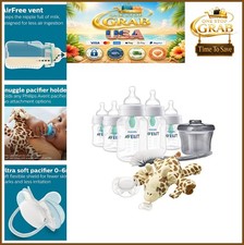Anti-Colic Baby Bottle Set AirFree Vent Newborn 10 Pc BPA Free