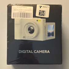 4K Ultra HD Photography Camera, 16X Digital Zoom Travel Camcorder with 3" Flip