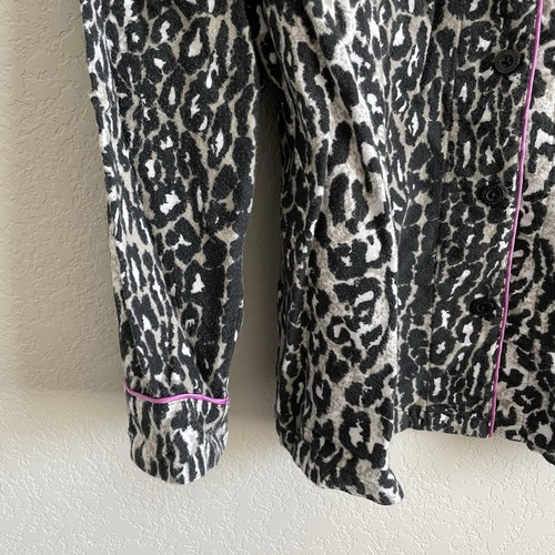 Nick & Nora Pajama Set Extra Large Leopard Print Jungle Jim Animal Flannel - Picture 4 of 10