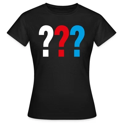 SPREADSHIRT T-shirt donna I tre punti interrogativi logo