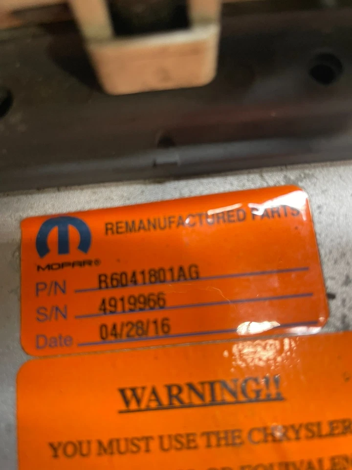 2001 Jeep Cherokee 4.0L Ecm Ecu Computer Module R1959 DG - Image 4 of 4