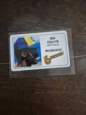 1981 Perma-Graphics Ben Oglivie Milwaukee Brewers