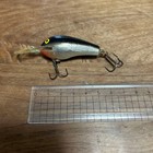 Rapala Fat Wrap FR-5 Wood Floating Lure Silver Used for Bass Catfish Shrimp