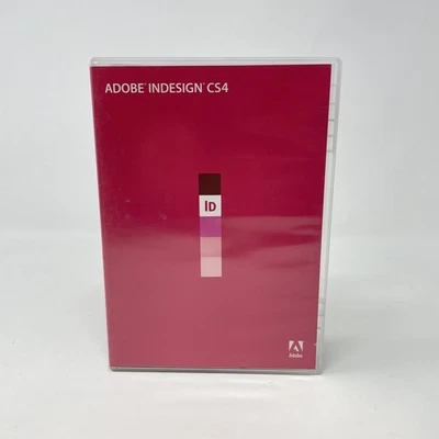 Adobe Indesign CS4 Software For Mac OS With Adobe Creative Suite 4 Learning Disc - Image 1 of 4