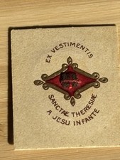 relique sainte Sainte Thérèse ex vestimentis  cachet cire du