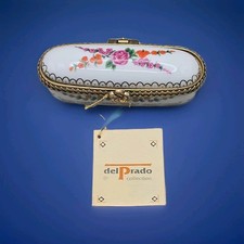 Vintage Del Prado Collection Fine Porcelain Trinket Box E.P 3