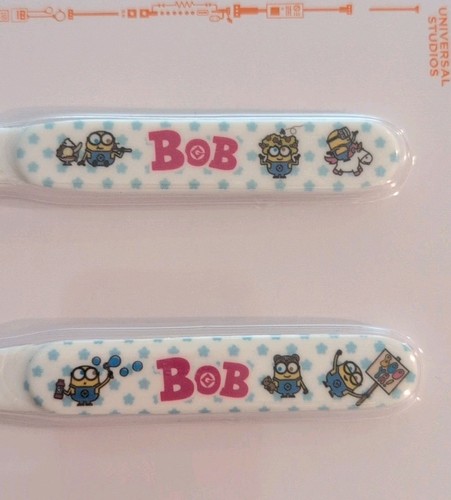 Universal Studios Despicable Me Minion Mayhem Bob Kunststoff Utensilien Set - Bild 3 von 4