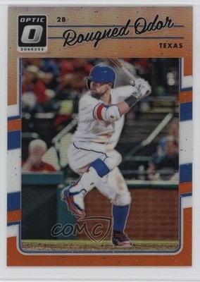 2017 Panini Donruss Optic Orange Prizm 183/199 Rougned Odor #147 0p1n
