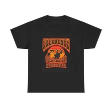 Creedance Clearwater revival T-shirt vintage art rock Unisex Heavy Cotton Tee