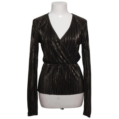 Costes Studio, Wickeltop, Größe: 36, C-STD/METALLIC PLISSE WRAP TOP #e1n