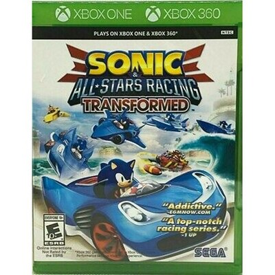 Sonic & All Stars Racing Transformed (Xbox 360) Brand New