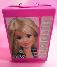 Pink Barbie Doll Fashion Wardrobe Trunk Carrying Case Tara Toy Corp Mattel 2003