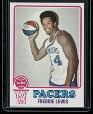 Freddie Lewis Topps 1973-74 Topps Indiana Pacers