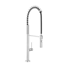 Swiss Madison SM-KF72C Chalet Single Handle, Pull-Down Kitchen Faucet in Chrome