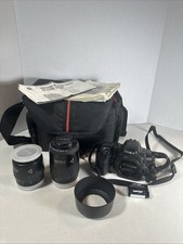 Minolta Maxxum 400SI Film Camera w/Minolta 35-70 AF  70-210 AF Lenses and Case