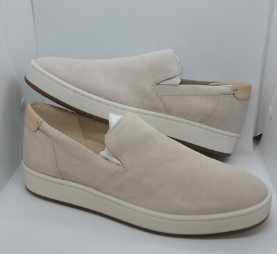 Lucky Brand Suede Shoes Lucky Brand Shoes Women's 7M Beige Gray Moccasin Suede Leather Slip On  Loafer main image 0