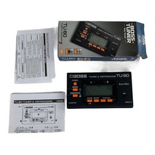 BOSS Guitar Digital TUNER  METRONOME Model TU-80 Tested Works Electric Acoustic