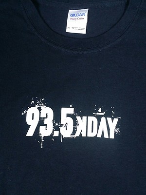 Legendary 93.5 KDAY T Shirt XL Los Angeles LA Classic Hip Hop Radio Rap Tee 2pac