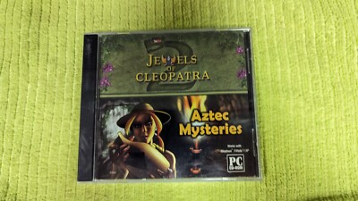 Jewels of Cleopatra 2: Aztec Mysteries Windows 7/Vista/XP PC CD-ROM, New Sealed