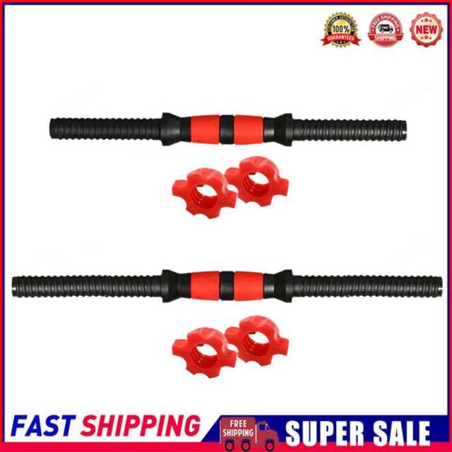 Plastic Dumbbell Bar Set Connecting Steel Tube Fitness Weightlifting Barbell Bar