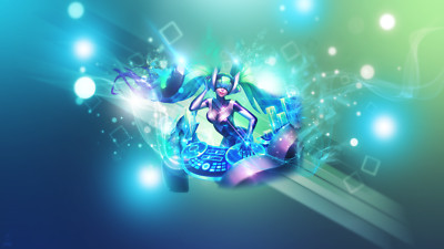 League of Legends sona pc gaming video game girls playmat gaming mat