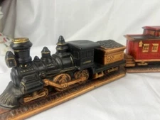 1980 Byron Molds Ceramic 4pc Train set Vintage