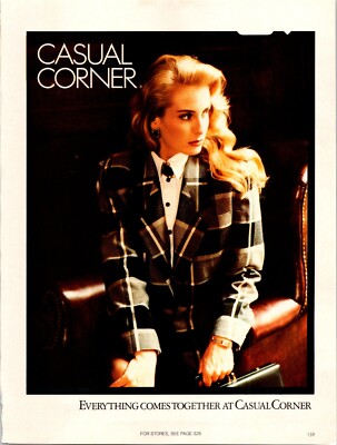 Vintage Print Advertisement Casual Corner Everything Comes Together 1988