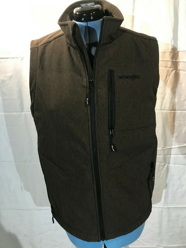 Wrangler Men's M Brown Heather Zip 
