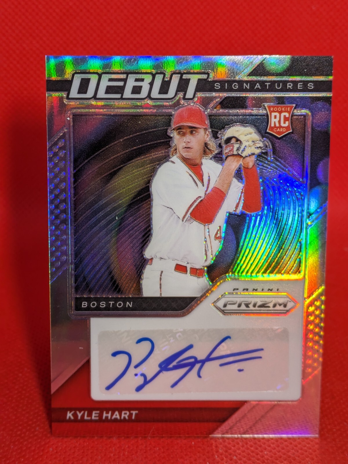 2021 Panini Prizm Debut Signatures Silver Prizm Kyle Hart #DS-KH Auto
