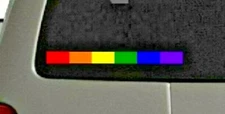 Gay Pride Rainbow Flag Car Vinyl Decal Outdoor Window Car Sticker LGBT 