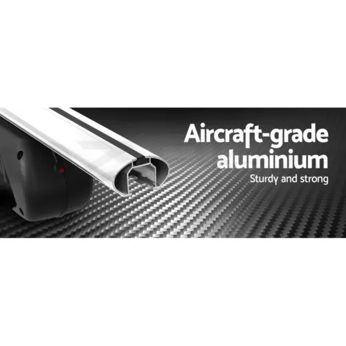 Universal Car Roof Racks Pod Cross Bars Aluminium Adjustable 108cm Sliver - Picture 5 of 12