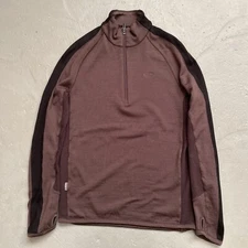 Icebreaker Merino Wool 1/2 Zip Classic Base Layer Pullover Shirt Men’s S