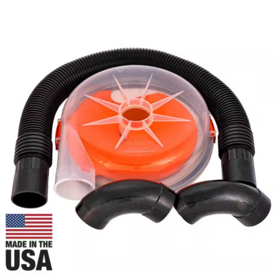 New Durable High Efficiency Cyclonic Dust Separator 12 in. Dia with 2.5 in. Hose