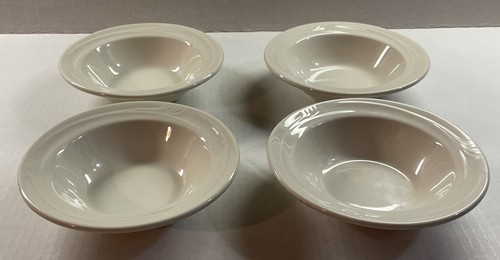 4 Oneida Dessert Or Fruit Bowl 6.5" White 6.5” - Picture 2 of 11