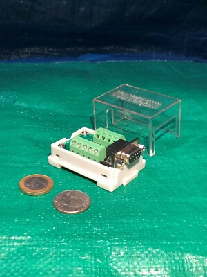 Serial DB-9 to Terminal Block DIN Rail Mountable Breakout Box 