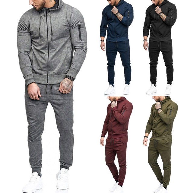 Adidas Tracksuit Hoodie & Pants Set Sportswear Gym Fitness Sweatshirt
