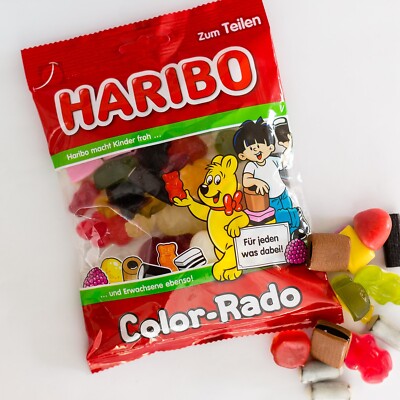 HARIBO COLOR-RADO – Bonbons Gélifiés & Réglisse – Boîte 750g