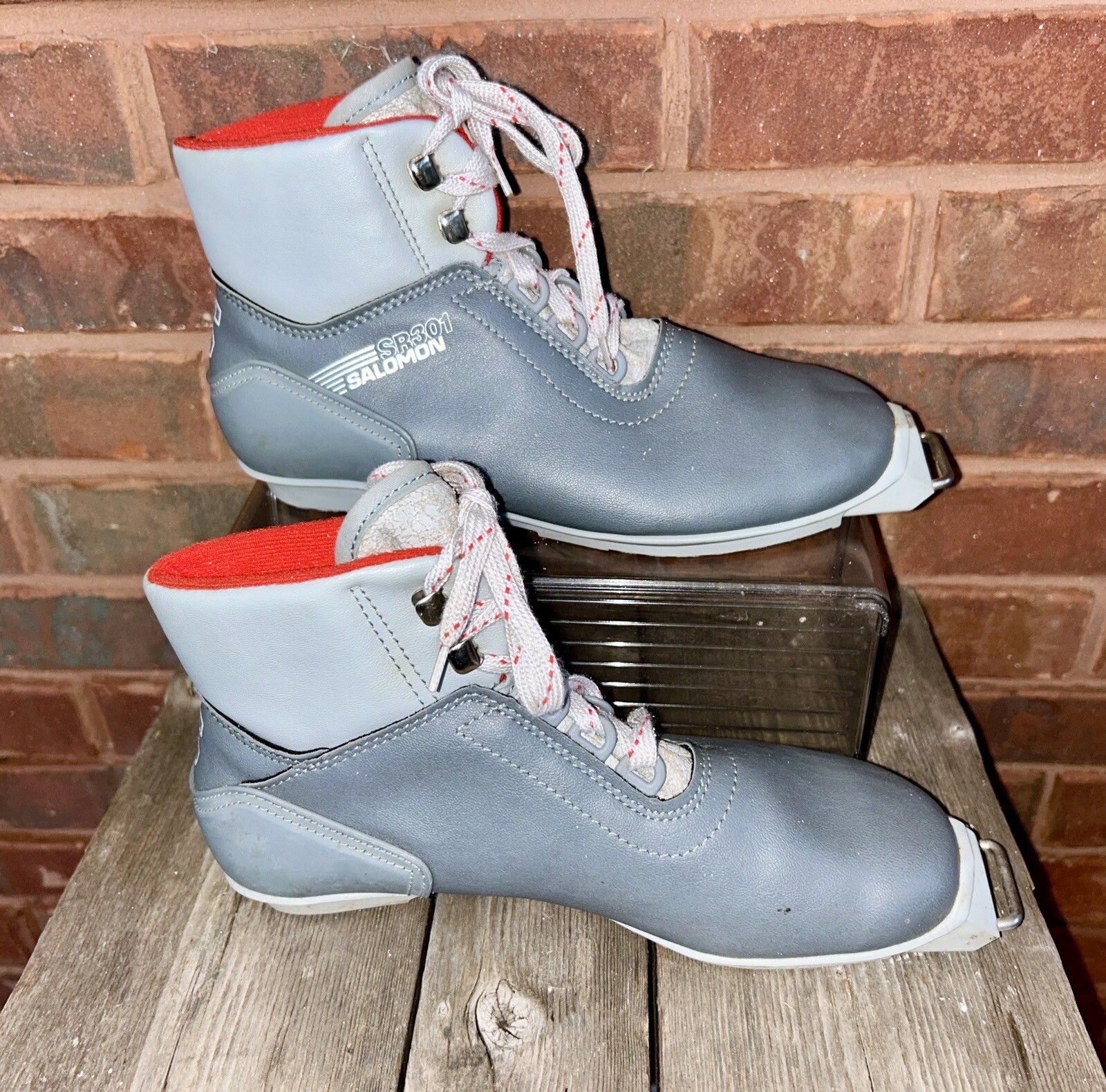 Scarponi da sci di fondo SR 301 Salomon EUR 38 US donna 7 5 uomo 6 grigio nordico