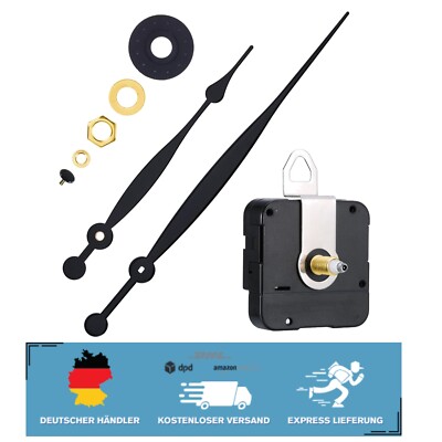 Silent Battery-Powered Clock Movement with 208 mm Hands for DIY Projects
