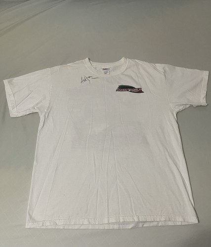 Vtg John Ashley Force Father Like Daughter Faded Racing Shirt XL Signed NASCAR