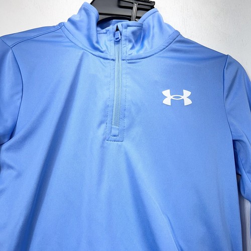 Under Armour 2 Piece Outfit Boys Size 6 Lightweight Quarter Zip Pullover & Pants - Picture 3 of 20