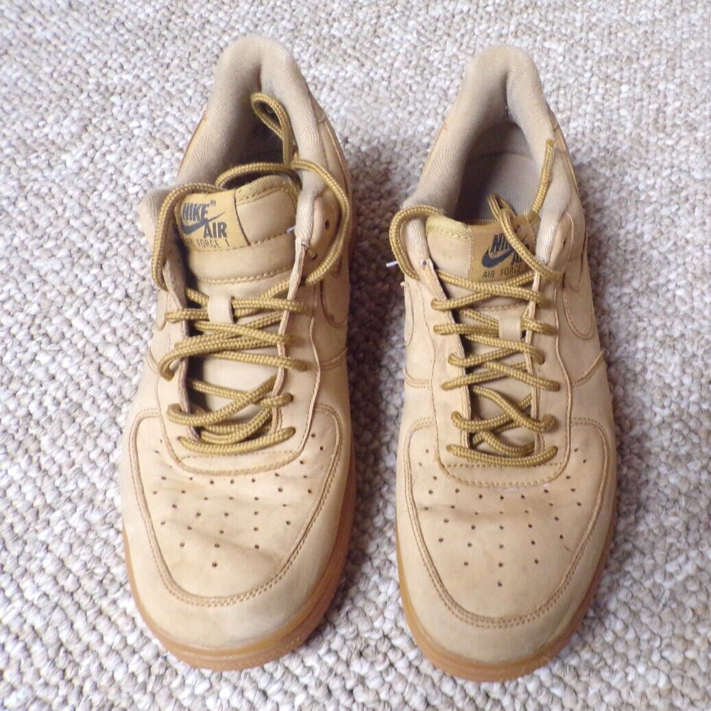 Men's Size 9.5 US Nike Air Force 1 Outdoor Flax 2018 Low Sneakers