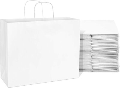 Any Size Kraft Paper Bags Party Shopping Gift Bags with Handles