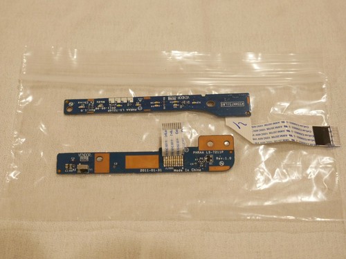 Toshiba Satellite P775 Touchpad On/Off Btn Board, Maustastenplatine mit Kabeln